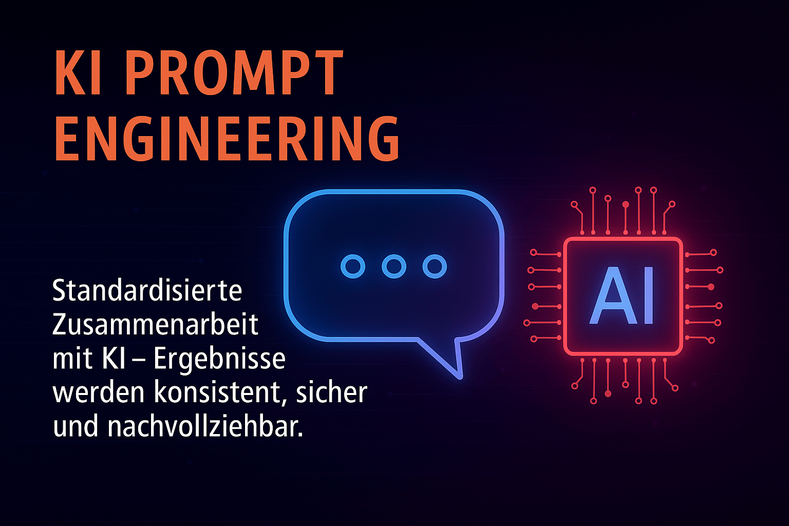 Prompt Engineering für sichere und nachvollziehbare KI-Ergebnisse